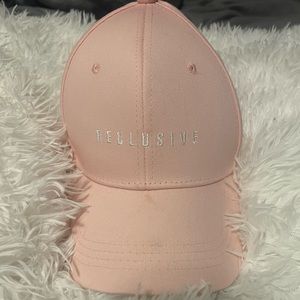 Baby pink baseball cap. SHEIN. only worn twice to try on. Says RECLUSIVE.